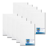 Kit 10 Telas De Pintura 20x30 Prontas Para Uso 100% Algodão