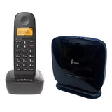 Kit 10 Telefone Sem Fio + Roteador Voip Sip Fácil Instalação