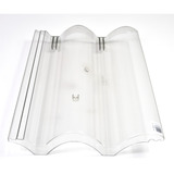 Kit 10 Telhas Transparente Plastica Tradição/