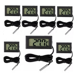 Kit 10 Termometro Externo Digital P/ Frezer Aquáro Chocadera