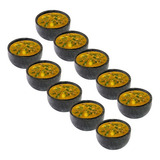 Kit 10 Tigelas Cumbucas Bowl De Pedra Sabão 350 Ml