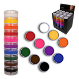 Kit 10 Tinta Facial Cremosa Colormake Pintura Artistica Kids