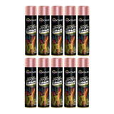 Kit 10 Tinta Sprai Rose Gold Radcolor Metalizado Ouro#
