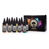 Kit 10 Tintas 15ml Iron Works Tatuagem Tattoo- Promoção