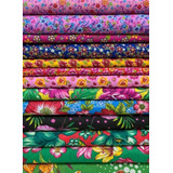 Kit 10 Toalha Cobre Mancha Chita Florido Estampado