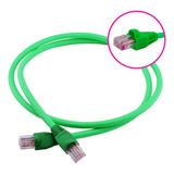Kit 10 Un Cabo Rede 1,5m Cat6 Furukawa Gigalan Rj45 Verde