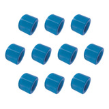 Kit 10 Un Cap Tampão 25 Mm Ppr Azul P/ Rede De Ar Comprimido
