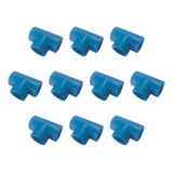 Kit 10 Un Te 25 Mm Ppr Azul Para Rede De Ar Comprimido