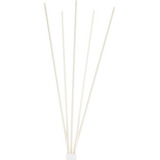 Kit 10 Un Vareta 25cm Fibra 4mm Branca