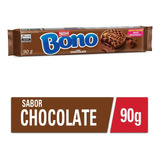 Kit 10 Uni Bono Biscoito Bolacha Recheado Chocolate 