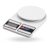 Kit 10 Unidades Balança Mini Digital Para Alimentos Branca
