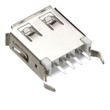 Kit 10 Unidades Conector Usb Tipo A Fêmea 180° Para Placa