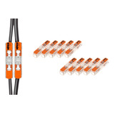 Kit 10 Unidades Conectores Para Emenda 221-2411 Inline Wago
