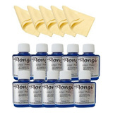 Kit 10 Unidades Limpa Prata Monzi 35 Ml+ 10 Flanelas Mágicas