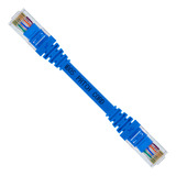 Kit 10 Unidades Patch Cord Furukawa Cat6 15 Cm Azul Rede
