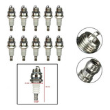 Kit 10 Velas Ignição P/ Roçadeiras/motosserra Motor 2 Tempos