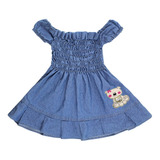 Kit 10 Vestido Infantil Jeans Menina