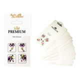 Kit 100 Adesivos De Unhas Arte Sedução Premium