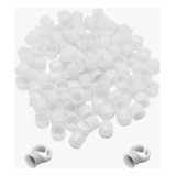 Kit 100 Batoque Descartáveis + 2 Anéis P/ Micropigmentação