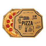 Kit 100 Caixa Para Pizza Oitavada N-25 Reforçada