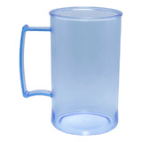 Kit 100 Canecas Chopp 300ml Lisa Acrílica Várias Cores
