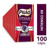 Kit 100 Cápsulas De Café Pilão Intenso