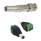 Kit 100 Conector Bnc Com Mola