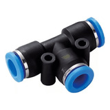 Kit 100 Conexão União Emenda Tee 8mm