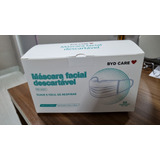 Kit 100 Cx De Mascaras Com 5 Mil Unidades Byd Azul. 