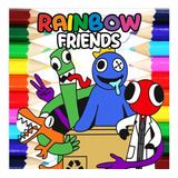 Kit 100 Desenhos Para Pintar E Colorir Rainbow Friends Roblox - Folha A4 ! 2 Por Folha! - #0188