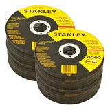 Kit 100 Disco De Corte Aço Inox Fino 4 1/2 Stanley Sta8061