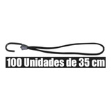 Kit 100 Elastico Extensor Borracha Lona