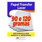 Kit 100 Papel Transfer Laser Folha