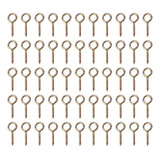 Kit 100 Parafuso Pitão Argola Fechada 17x40 Bicromatizado