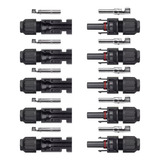 Kit 100 Pares Conector Mc4 Painel Solar Cabo Energia Solar 