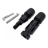 Kit 100 Pares De Conectores Mc4 Placas Solares Fotovoltaica