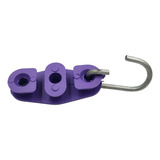 Kit 100 Pçs Esticador P/ Fio Fe (drop) Fibra E Cabo Utp Roxo
