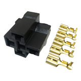 Kit 100 Porta Relê 5 Vias Com Terminal Para Rele 4 5 Pinos