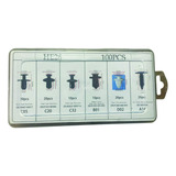 Kit 100 Presilha Grampo Parabarro Parachoque Universal Carro