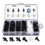 Kit 100 Presilha Grampo Parabarro Parachoque Universal Carro