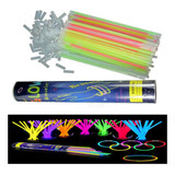 Kit 100 Pulseiras Neon Led Festa