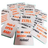 Kit 100 Tags Copo Frases Diversas Para Bebidas Drinks Gin