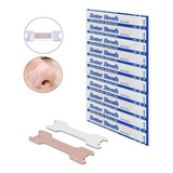 Kit 100 Tira Adesivo Dilatador Nariz Nasal Adesivo 55x16mm