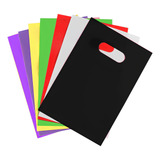 Kit 100 Un Sacolas Plásticas Boca Palhaço 30x40 Alça Vazada