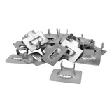 Kit 100 Und Fecho Medida 1/2 Para Fita Fusimec De Aço Inox