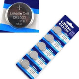 Kit 100 Unidades Bateria Cr2032 3v Lithium Cartela Placa Mãe