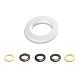 Kit 100 Unidades/pares Ilhós Para Cortina Branco Redondo
