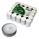 Kit 100 Velas Rechaud Difusor Flutuante