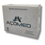 Kit 1000 Agulhas Açomed 20x40 Acupuntura E Dry Needling