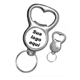 Kit 1000 Chaveiro Personalizado Abridor Garrafa Redondo